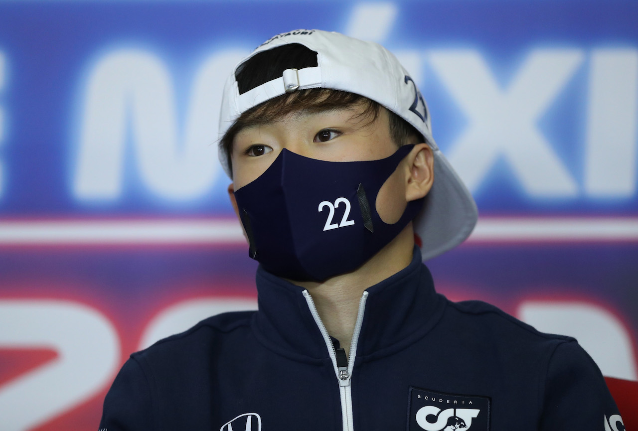 GP CITTA DEL MESSICO, Yuki Tsunoda (JPN) AlphaTauri in the FIA Press Conference.
04.11.2021. Formula 1 World Championship, Rd 18, Mexican Grand Prix, Mexico City, Mexico, Preparation Day.
- www.xpbimages.com, EMail: requests@xpbimages.com © Copyright: FIA Pool Image for Editorial Use Only