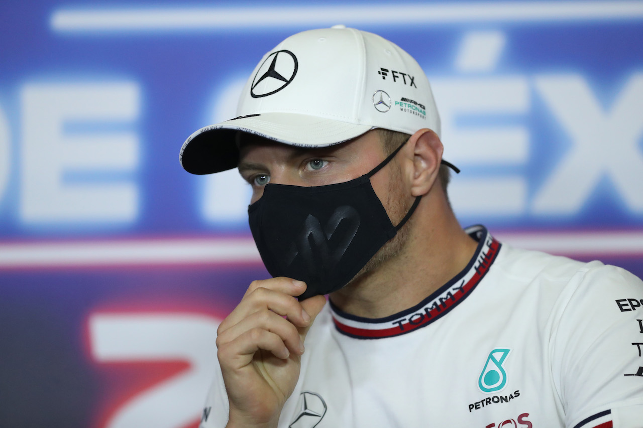 GP CITTA DEL MESSICO, Valtteri Bottas (FIN) Mercedes AMG F1 in the FIA Press Conference.
04.11.2021. Formula 1 World Championship, Rd 18, Mexican Grand Prix, Mexico City, Mexico, Preparation Day.
- www.xpbimages.com, EMail: requests@xpbimages.com © Copyright: FIA Pool Image for Editorial Use Only