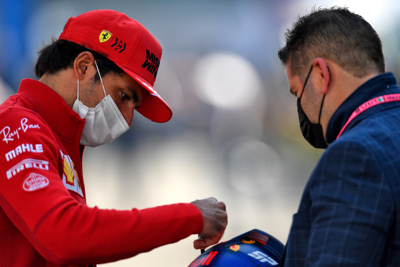 GP CITTA DEL MESSICO, Carlos Sainz Jr (ESP) Ferrari.
06.11.2021. Formula 1 World Championship, Rd 18, Mexican Grand Prix, Mexico City, Mexico, Qualifiche Day.
- www.xpbimages.com, EMail: requests@xpbimages.com © Copyright: Carrezevoli / XPB Images