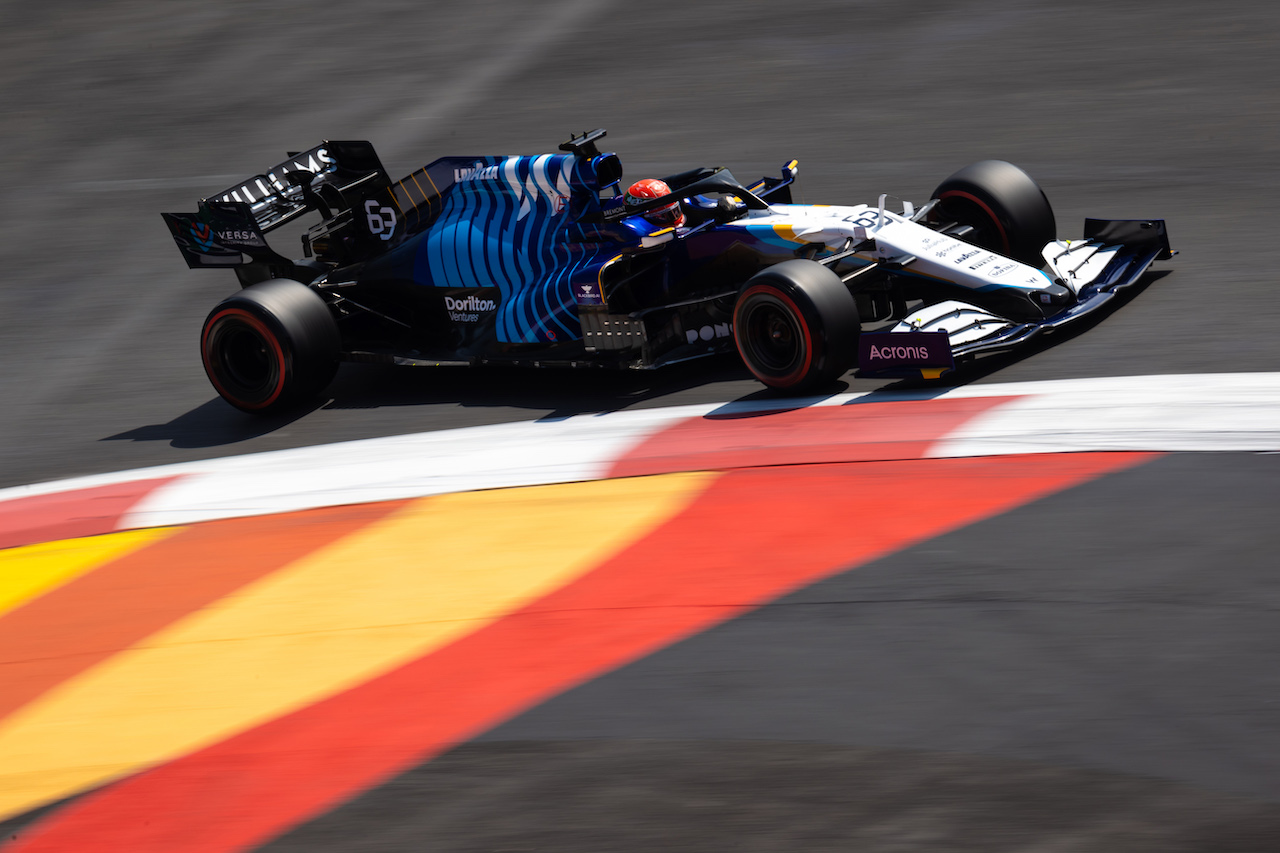GP CITTA DEL MESSICO, George Russell (GBR) Williams Racing FW43B.
06.11.2021. Formula 1 World Championship, Rd 18, Mexican Grand Prix, Mexico City, Mexico, Qualifiche Day.
- www.xpbimages.com, EMail: requests@xpbimages.com © Copyright: Batchelor / XPB Images