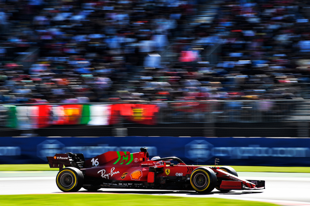 GP CITTA DEL MESSICO, Charles Leclerc (MON) Ferrari SF-21.
06.11.2021. Formula 1 World Championship, Rd 18, Mexican Grand Prix, Mexico City, Mexico, Qualifiche Day.
- www.xpbimages.com, EMail: requests@xpbimages.com © Copyright: Carrezevoli / XPB Images