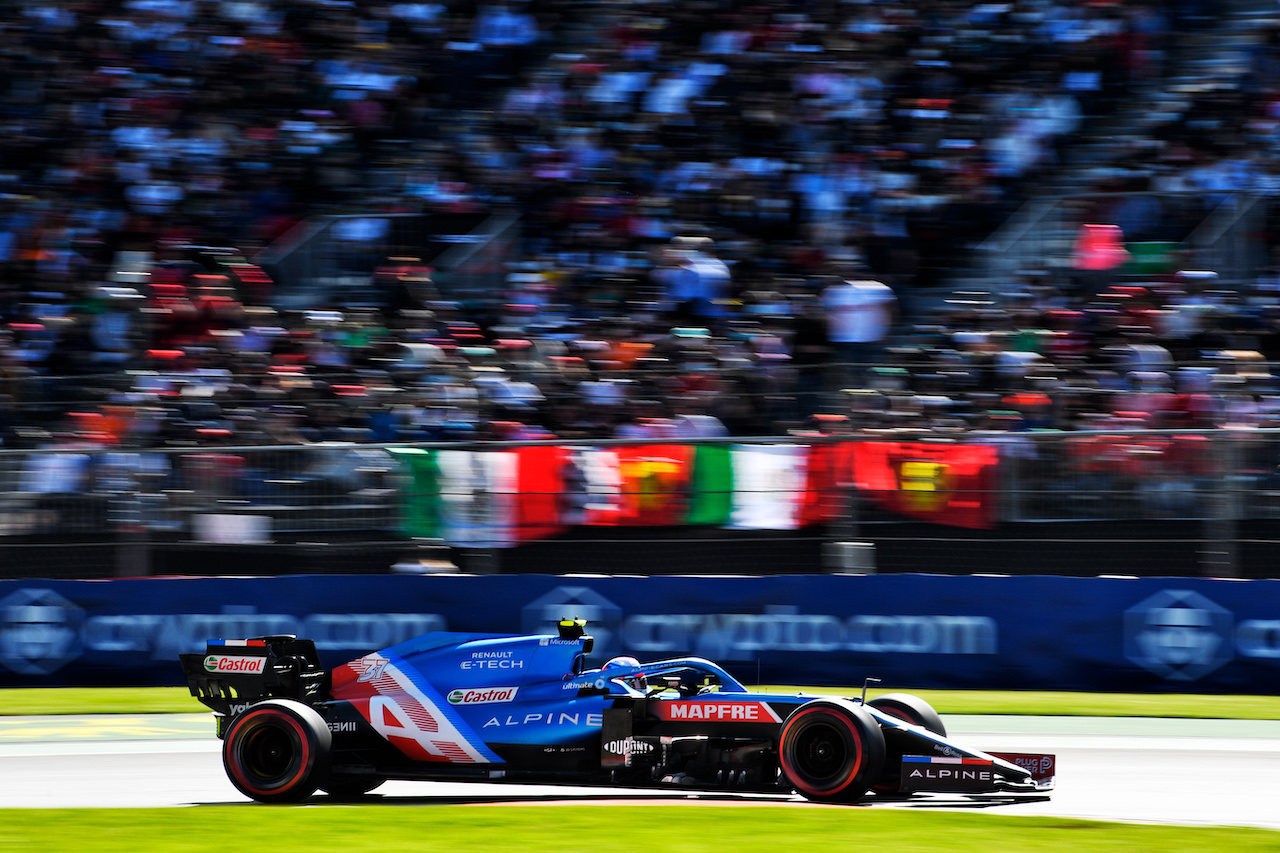 GP CITTA DEL MESSICO, Esteban Ocon (FRA) Alpine F1 Team A521.
06.11.2021. Formula 1 World Championship, Rd 18, Mexican Grand Prix, Mexico City, Mexico, Qualifiche Day.
- www.xpbimages.com, EMail: requests@xpbimages.com © Copyright: Carrezevoli / XPB Images