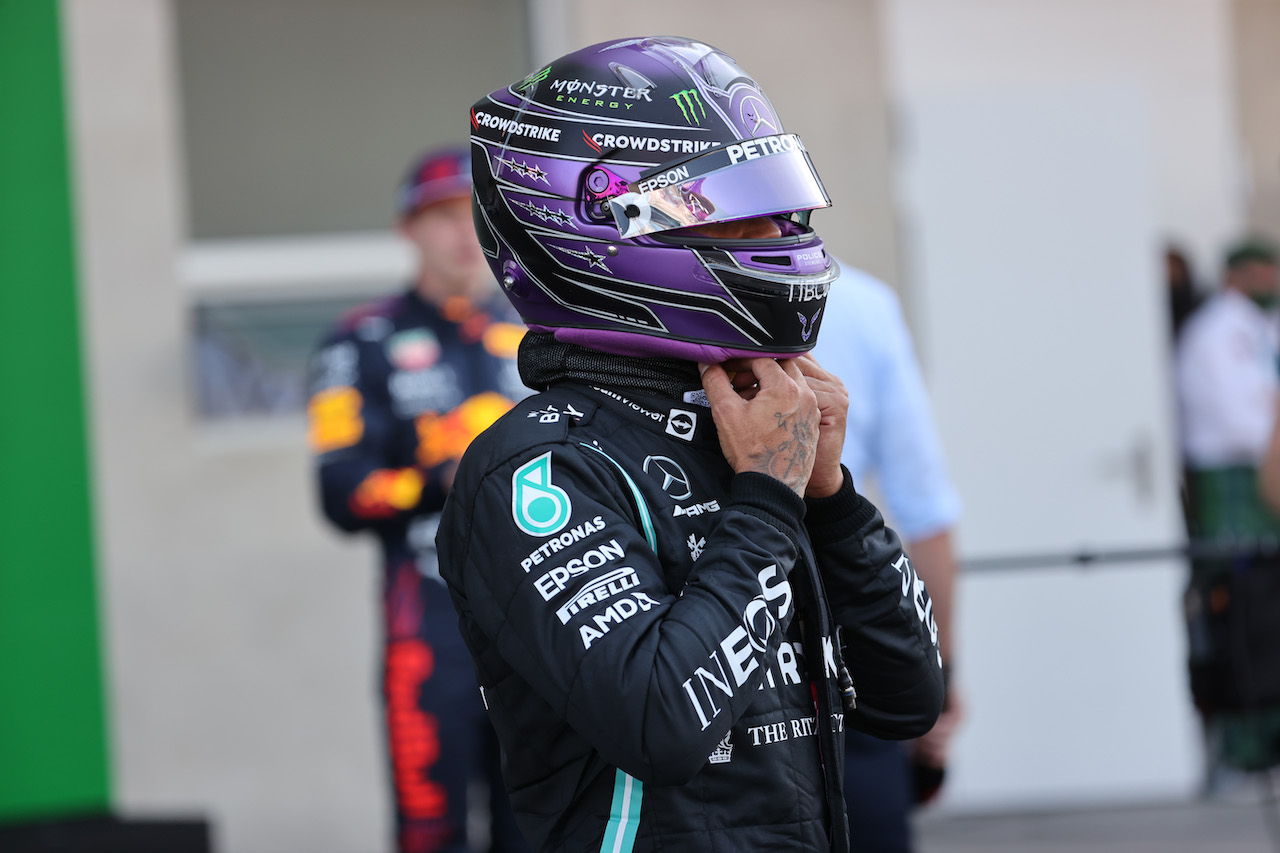 GP CITTA DEL MESSICO, Lewis Hamilton (GBR) Mercedes AMG F1.
06.11.2021. Formula 1 World Championship, Rd 18, Mexican Grand Prix, Mexico City, Mexico, Qualifiche Day.
- www.xpbimages.com, EMail: requests@xpbimages.com © Copyright: Batchelor / XPB Images