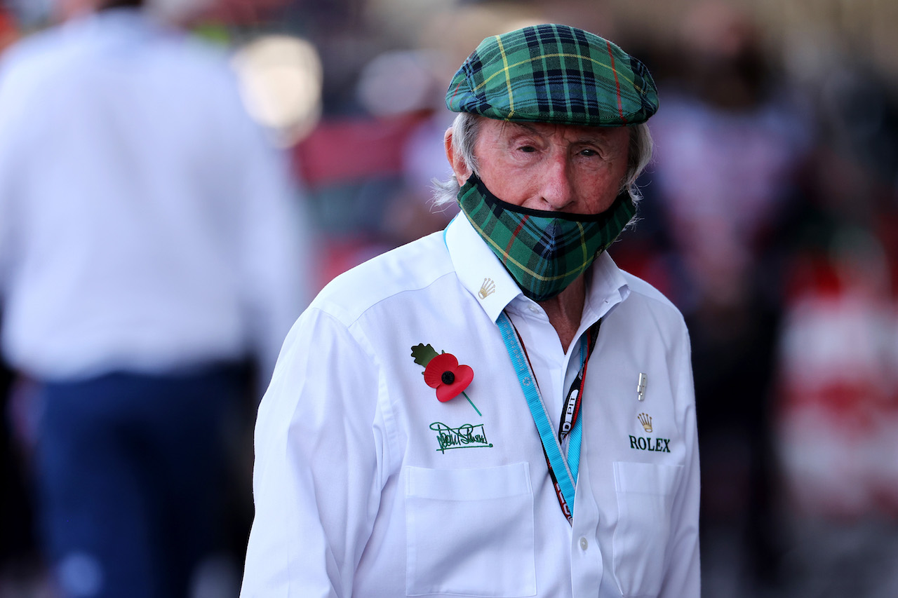 GP CITTA DEL MESSICO, Sir Jackie Stewart (GBR).
06.11.2021. Formula 1 World Championship, Rd 18, Mexican Grand Prix, Mexico City, Mexico, Qualifiche Day.
- www.xpbimages.com, EMail: requests@xpbimages.com ¬© Copyright: Batchelor / XPB Images
