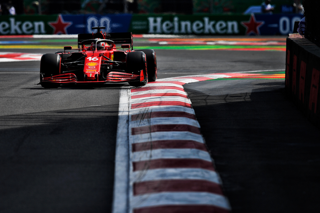 GP CITTA DEL MESSICO, Charles Leclerc (MON) Ferrari SF-21.
06.11.2021. Formula 1 World Championship, Rd 18, Mexican Grand Prix, Mexico City, Mexico, Qualifiche Day.
- www.xpbimages.com, EMail: requests@xpbimages.com © Copyright: Carrezevoli / XPB Images