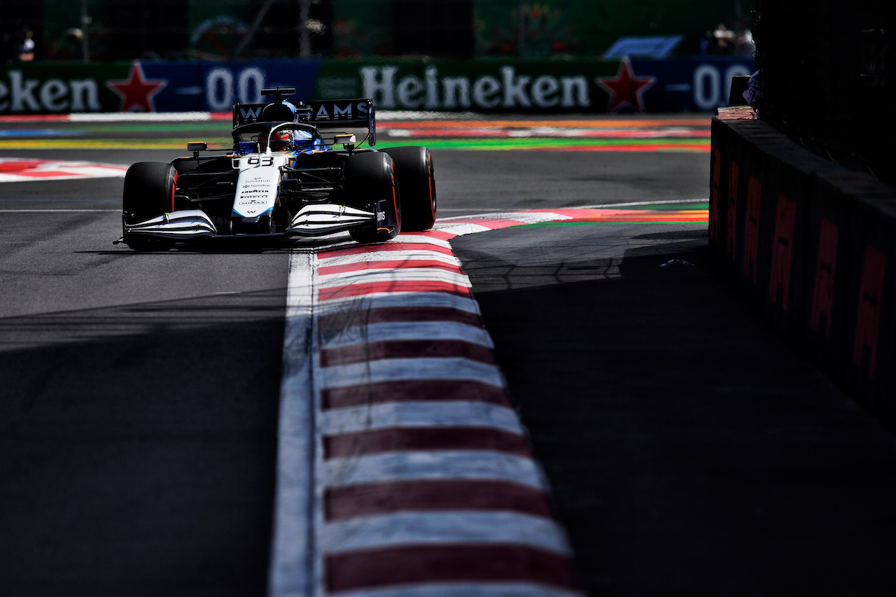 GP CITTA DEL MESSICO, George Russell (GBR) Williams Racing FW43B.
06.11.2021. Formula 1 World Championship, Rd 18, Mexican Grand Prix, Mexico City, Mexico, Qualifiche Day.
- www.xpbimages.com, EMail: requests@xpbimages.com © Copyright: Carrezevoli / XPB Images