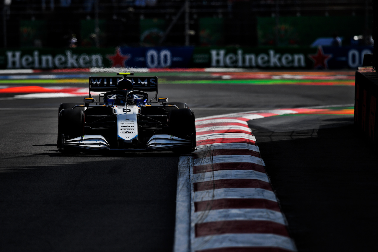 GP CITTA DEL MESSICO, Nicholas Latifi (CDN) Williams Racing FW43B.
06.11.2021. Formula 1 World Championship, Rd 18, Mexican Grand Prix, Mexico City, Mexico, Qualifiche Day.
- www.xpbimages.com, EMail: requests@xpbimages.com © Copyright: Carrezevoli / XPB Images