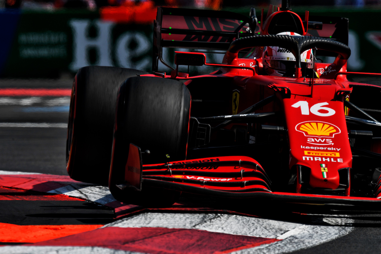 GP CITTA DEL MESSICO, Charles Leclerc (MON) Ferrari SF-21.
06.11.2021. Formula 1 World Championship, Rd 18, Mexican Grand Prix, Mexico City, Mexico, Qualifiche Day.
- www.xpbimages.com, EMail: requests@xpbimages.com © Copyright: Carrezevoli / XPB Images
