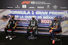 GP CITTA DEL MESSICO, (L to R): Lewis Hamilton (GBR) Mercedes AMG F1; Valtteri Bottas (FIN) Mercedes AMG F1; e Max Verstappen (NLD) Red Bull Racing, in the post qualifying FIA Press Conference.
06.11.2021. Formula 1 World Championship, Rd 18, Mexican Grand Prix, Mexico City, Mexico, Qualifiche Day.
- www.xpbimages.com, EMail: requests@xpbimages.com © Copyright: FIA Pool Image for Editorial Use Only