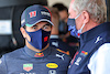 GP CITTA DEL MESSICO, (L to R): Sergio Perez (MEX) Red Bull Racing with Dr Helmut Marko (AUT) Red Bull Motorsport Consultant.
06.11.2021. Formula 1 World Championship, Rd 18, Mexican Grand Prix, Mexico City, Mexico, Qualifiche Day.
- www.xpbimages.com, EMail: requests@xpbimages.com © Copyright: Batchelor / XPB Images