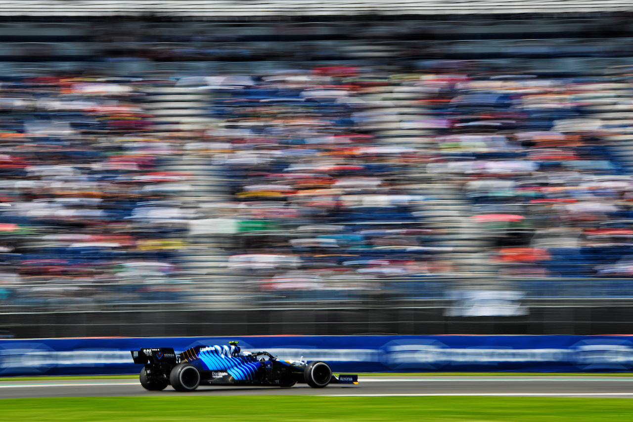 GP CITTA DEL MESSICO, Nicholas Latifi (CDN) Williams Racing FW43B.
05.11.2021. Formula 1 World Championship, Rd 18, Mexican Grand Prix, Mexico City, Mexico, Practice Day.
- www.xpbimages.com, EMail: requests@xpbimages.com © Copyright: Carrezevoli / XPB Images