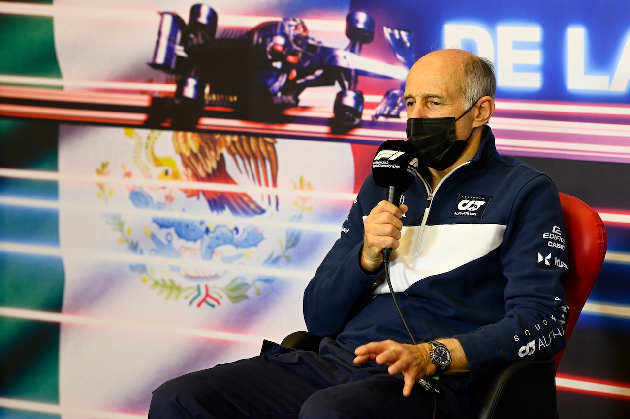 GP CITTA DEL MESSICO, Franz Tost (AUT) AlphaTauri Team Principal in the FIA Press Conference.
05.11.2021. Formula 1 World Championship, Rd 18, Mexican Grand Prix, Mexico City, Mexico, Practice Day.
- www.xpbimages.com, EMail: requests@xpbimages.com © Copyright: FIA Pool Image for Editorial Use Only