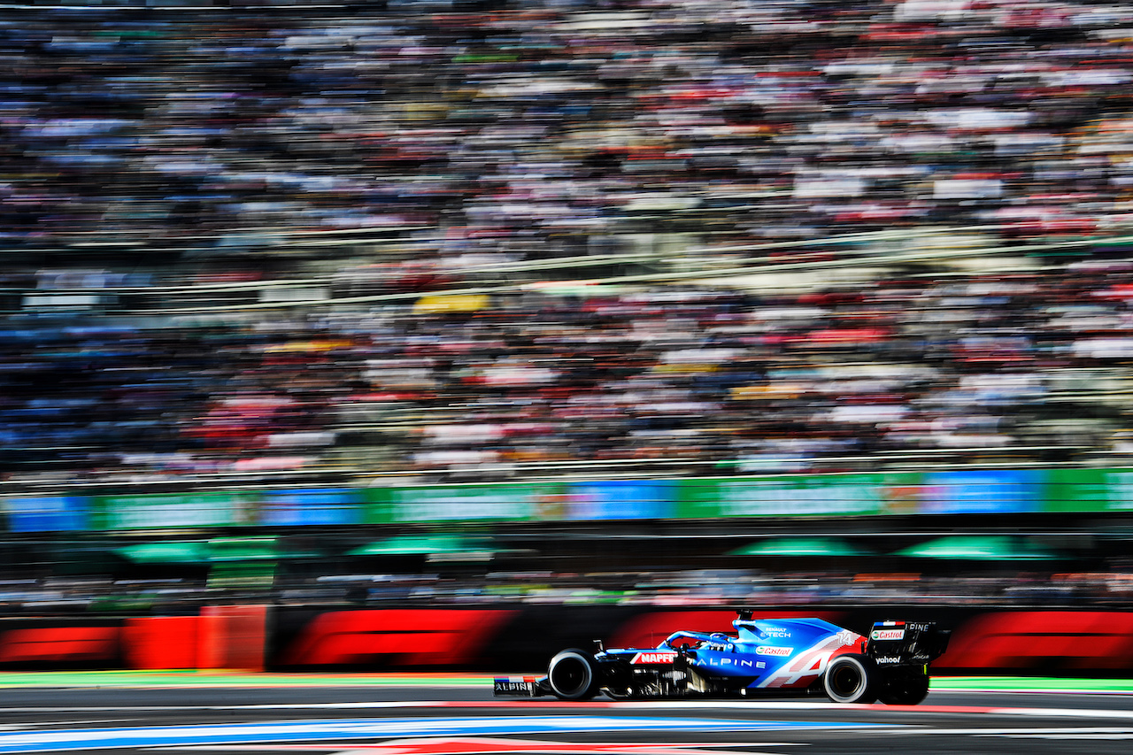 GP CITTA DEL MESSICO, Fernando Alonso (ESP) Alpine F1 Team A521.
05.11.2021. Formula 1 World Championship, Rd 18, Mexican Grand Prix, Mexico City, Mexico, Practice Day.
- www.xpbimages.com, EMail: requests@xpbimages.com © Copyright: Carrezevoli / XPB Images