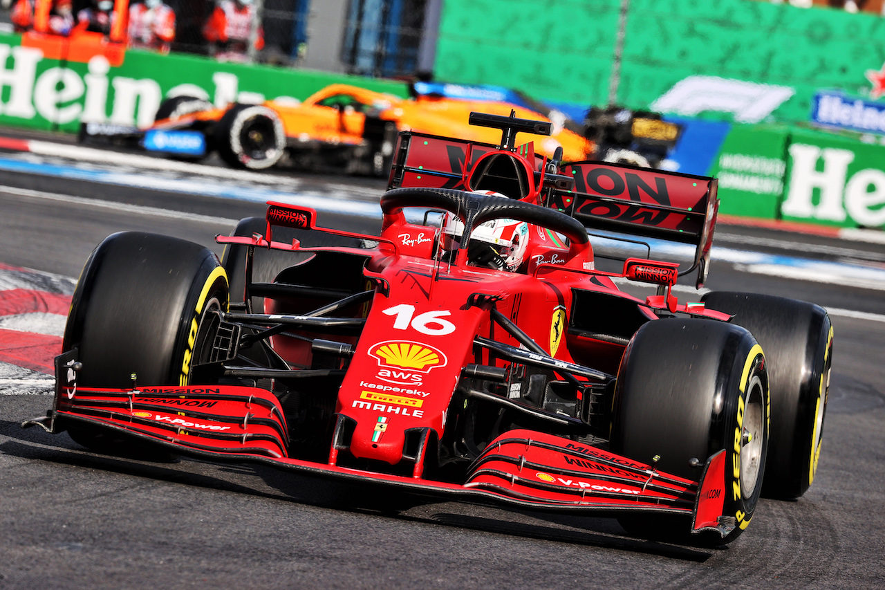 GP CITTA DEL MESSICO, Charles Leclerc (MON) Ferrari SF-21.
05.11.2021. Formula 1 World Championship, Rd 18, Mexican Grand Prix, Mexico City, Mexico, Practice Day.
- www.xpbimages.com, EMail: requests@xpbimages.com © Copyright: Batchelor / XPB Images