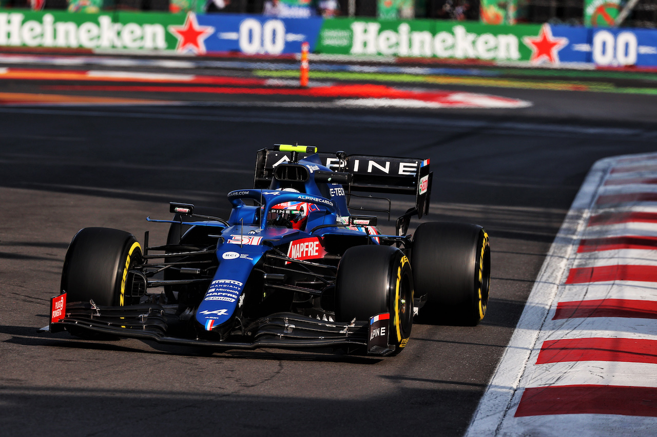 GP CITTA DEL MESSICO, Esteban Ocon (FRA) Alpine F1 Team A521.
05.11.2021. Formula 1 World Championship, Rd 18, Mexican Grand Prix, Mexico City, Mexico, Practice Day.
- www.xpbimages.com, EMail: requests@xpbimages.com © Copyright: Batchelor / XPB Images