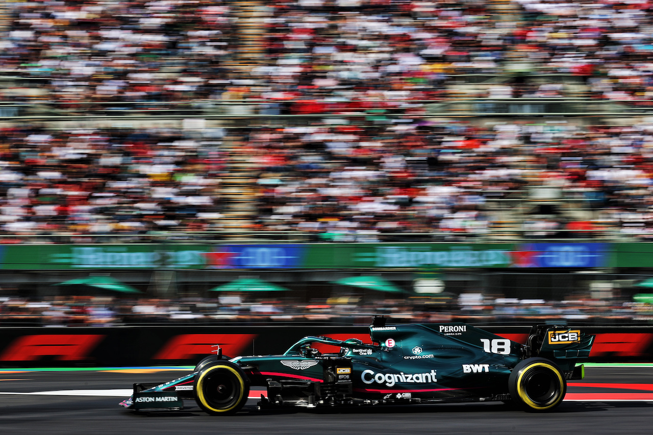 GP CITTA DEL MESSICO, Lance Stroll (CDN) Aston Martin F1 Team AMR21.
05.11.2021. Formula 1 World Championship, Rd 18, Mexican Grand Prix, Mexico City, Mexico, Practice Day.
- www.xpbimages.com, EMail: requests@xpbimages.com © Copyright: Batchelor / XPB Images