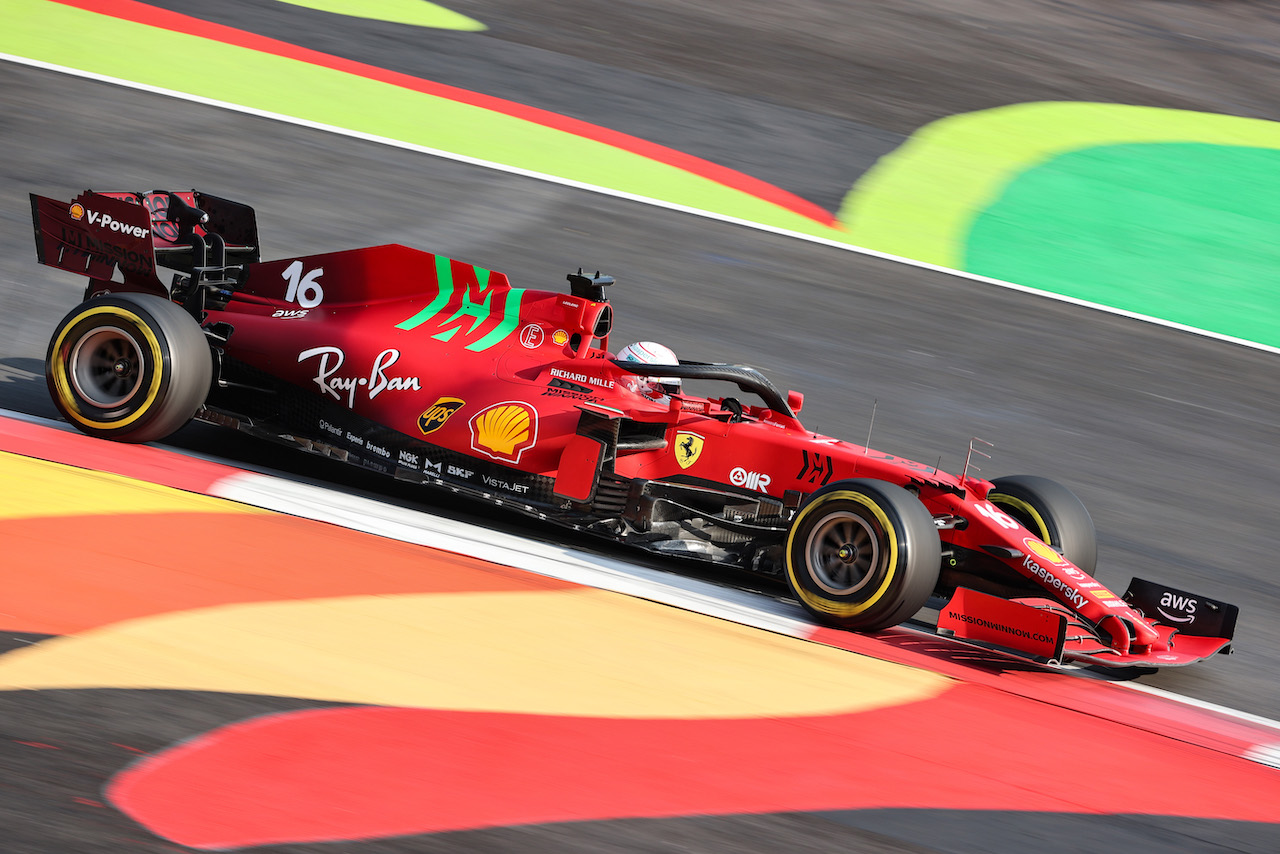 GP CITTA DEL MESSICO, Charles Leclerc (MON) Ferrari SF-21.
05.11.2021. Formula 1 World Championship, Rd 18, Mexican Grand Prix, Mexico City, Mexico, Practice Day.
- www.xpbimages.com, EMail: requests@xpbimages.com © Copyright: Charniaux / XPB Images