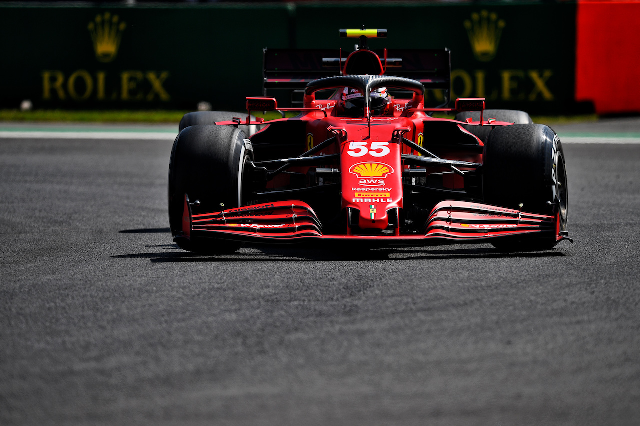 GP CITTA DEL MESSICO, Carlos Sainz Jr (ESP) Ferrari SF-21.
05.11.2021. Formula 1 World Championship, Rd 18, Mexican Grand Prix, Mexico City, Mexico, Practice Day.
- www.xpbimages.com, EMail: requests@xpbimages.com © Copyright: Carrezevoli / XPB Images