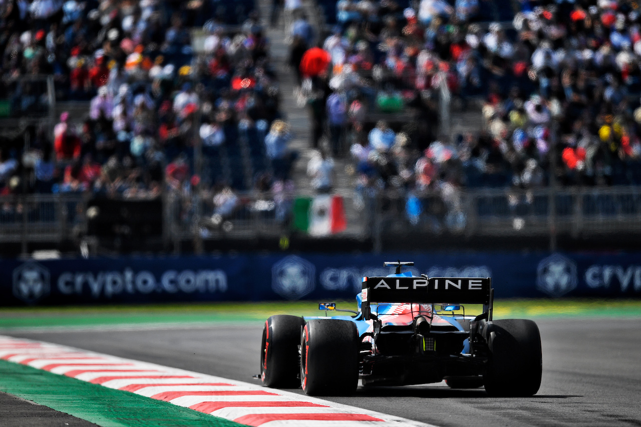 GP CITTA DEL MESSICO, Fernando Alonso (ESP) Alpine F1 Team A521.
05.11.2021. Formula 1 World Championship, Rd 18, Mexican Grand Prix, Mexico City, Mexico, Practice Day.
- www.xpbimages.com, EMail: requests@xpbimages.com © Copyright: Carrezevoli / XPB Images