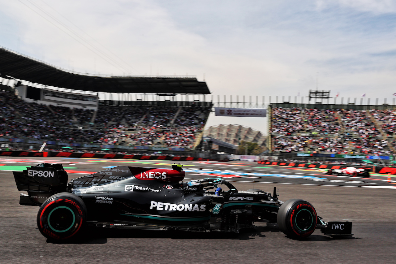 GP CITTA DEL MESSICO, Valtteri Bottas (FIN) Mercedes AMG F1 W12.
05.11.2021. Formula 1 World Championship, Rd 18, Mexican Grand Prix, Mexico City, Mexico, Practice Day.
- www.xpbimages.com, EMail: requests@xpbimages.com © Copyright: Batchelor / XPB Images