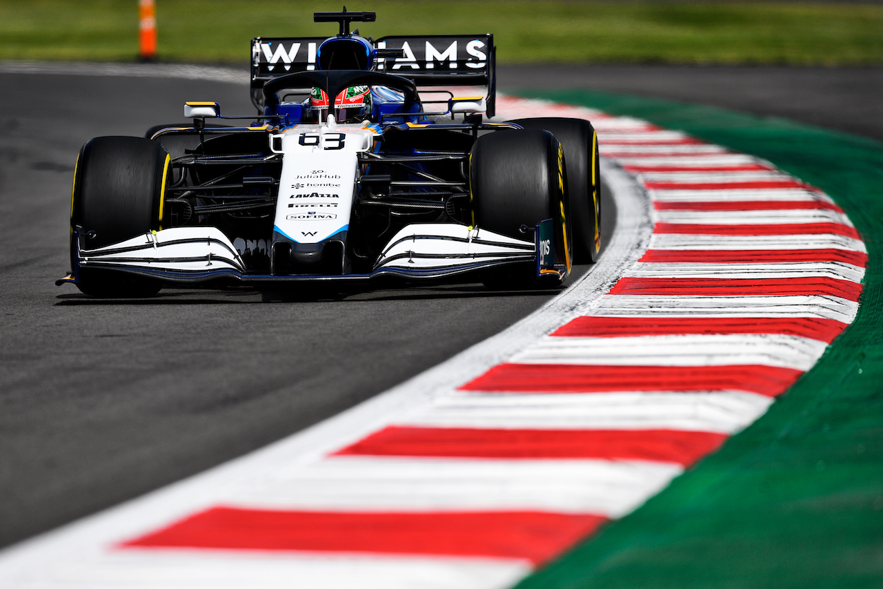 GP CITTA DEL MESSICO, George Russell (GBR) Williams Racing FW43B.
05.11.2021. Formula 1 World Championship, Rd 18, Mexican Grand Prix, Mexico City, Mexico, Practice Day.
- www.xpbimages.com, EMail: requests@xpbimages.com © Copyright: Carrezevoli / XPB Images