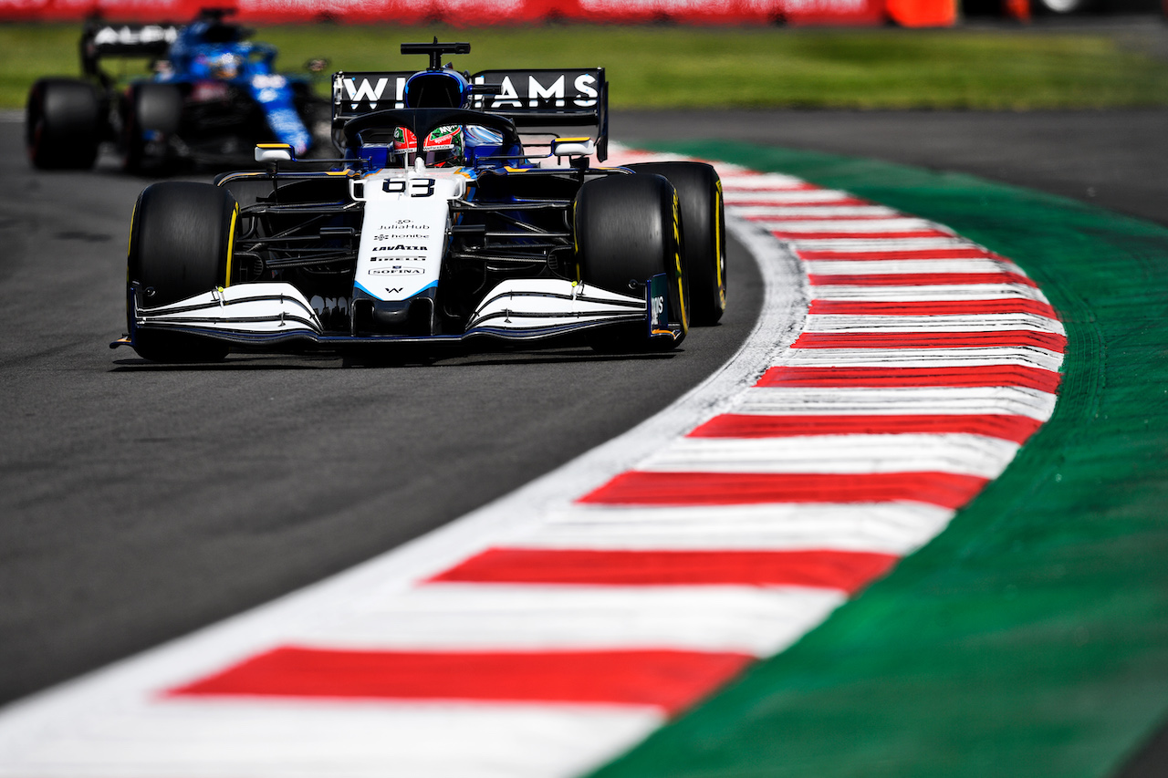 GP CITTA DEL MESSICO, George Russell (GBR) Williams Racing FW43B.
05.11.2021. Formula 1 World Championship, Rd 18, Mexican Grand Prix, Mexico City, Mexico, Practice Day.
- www.xpbimages.com, EMail: requests@xpbimages.com © Copyright: Carrezevoli / XPB Images