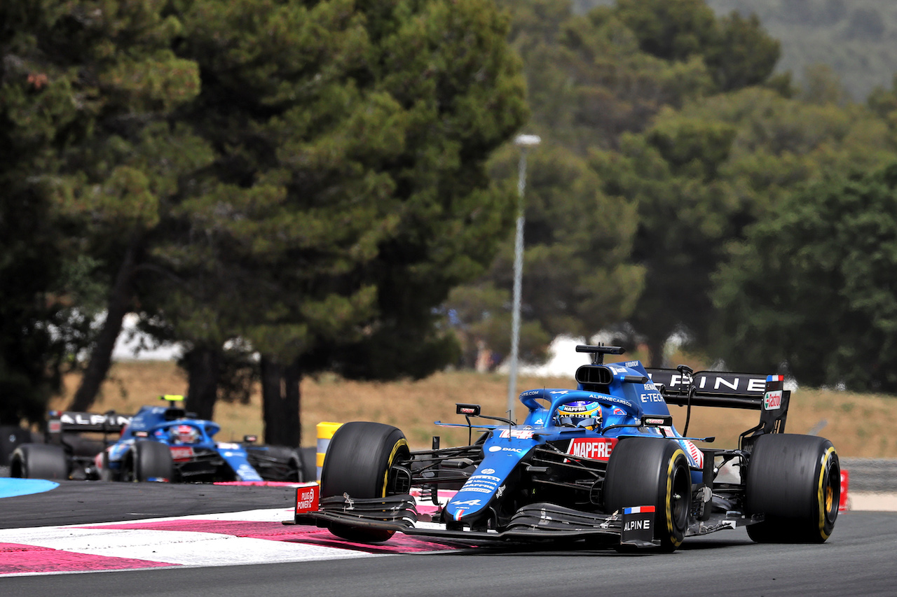 GP FRANCIA, Fernando Alonso (ESP) Alpine F1 Team A521.
20.06.2021. Formula 1 World Championship, Rd 7, French Grand Prix, Paul Ricard, France, Gara Day.
- www.xpbimages.com, EMail: requests@xpbimages.com © Copyright: Batchelor / XPB Images