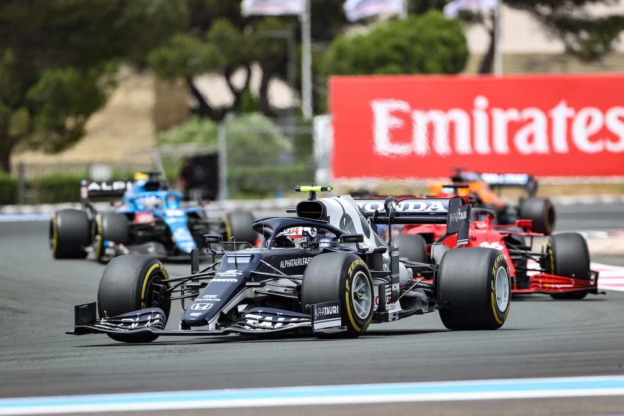 GP FRANCIA, Pierre Gasly (FRA), AlphaTauri F1 
20.06.2021. Formula 1 World Championship, Rd 7, French Grand Prix, Paul Ricard, France, Gara Day.
- www.xpbimages.com, EMail: requests@xpbimages.com ¬© Copyright: Charniaux / XPB Images