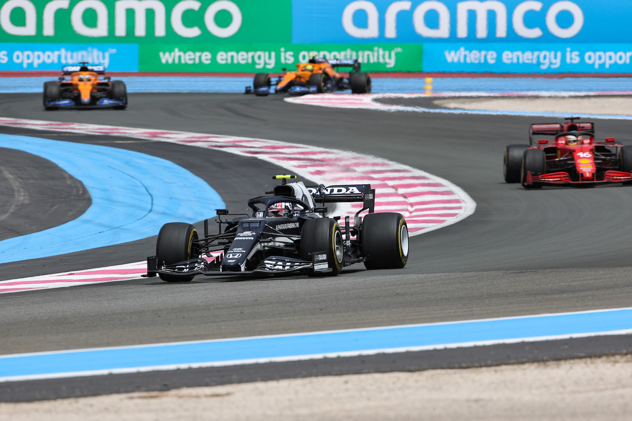 GP FRANCIA, Pierre Gasly (FRA), AlphaTauri F1 
20.06.2021. Formula 1 World Championship, Rd 7, French Grand Prix, Paul Ricard, France, Gara Day.
- www.xpbimages.com, EMail: requests@xpbimages.com © Copyright: Charniaux / XPB Images