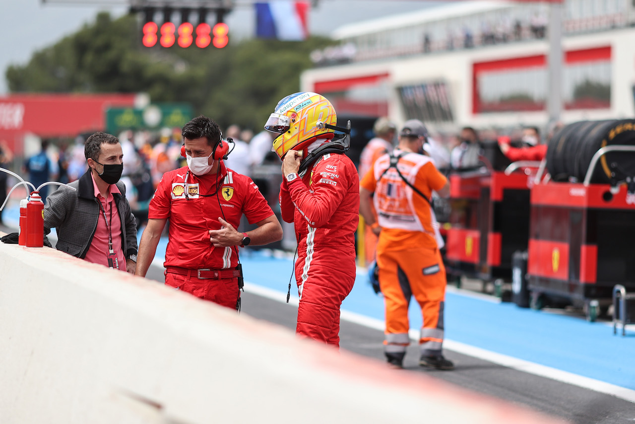 GP FRANCIA, Charles Leclerc (FRA), Ferrari 
20.06.2021. Formula 1 World Championship, Rd 7, French Grand Prix, Paul Ricard, France, Gara Day.
- www.xpbimages.com, EMail: requests@xpbimages.com © Copyright: Charniaux / XPB Images