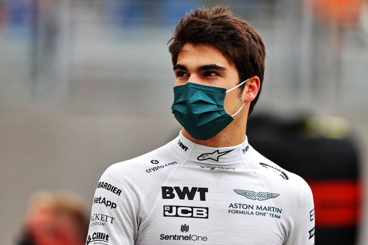 GP FRANCIA, Lance Stroll (CDN) Aston Martin F1 Team on the grid.
20.06.2021. Formula 1 World Championship, Rd 7, French Grand Prix, Paul Ricard, France, Gara Day.
- www.xpbimages.com, EMail: requests@xpbimages.com © Copyright: Moy / XPB Images