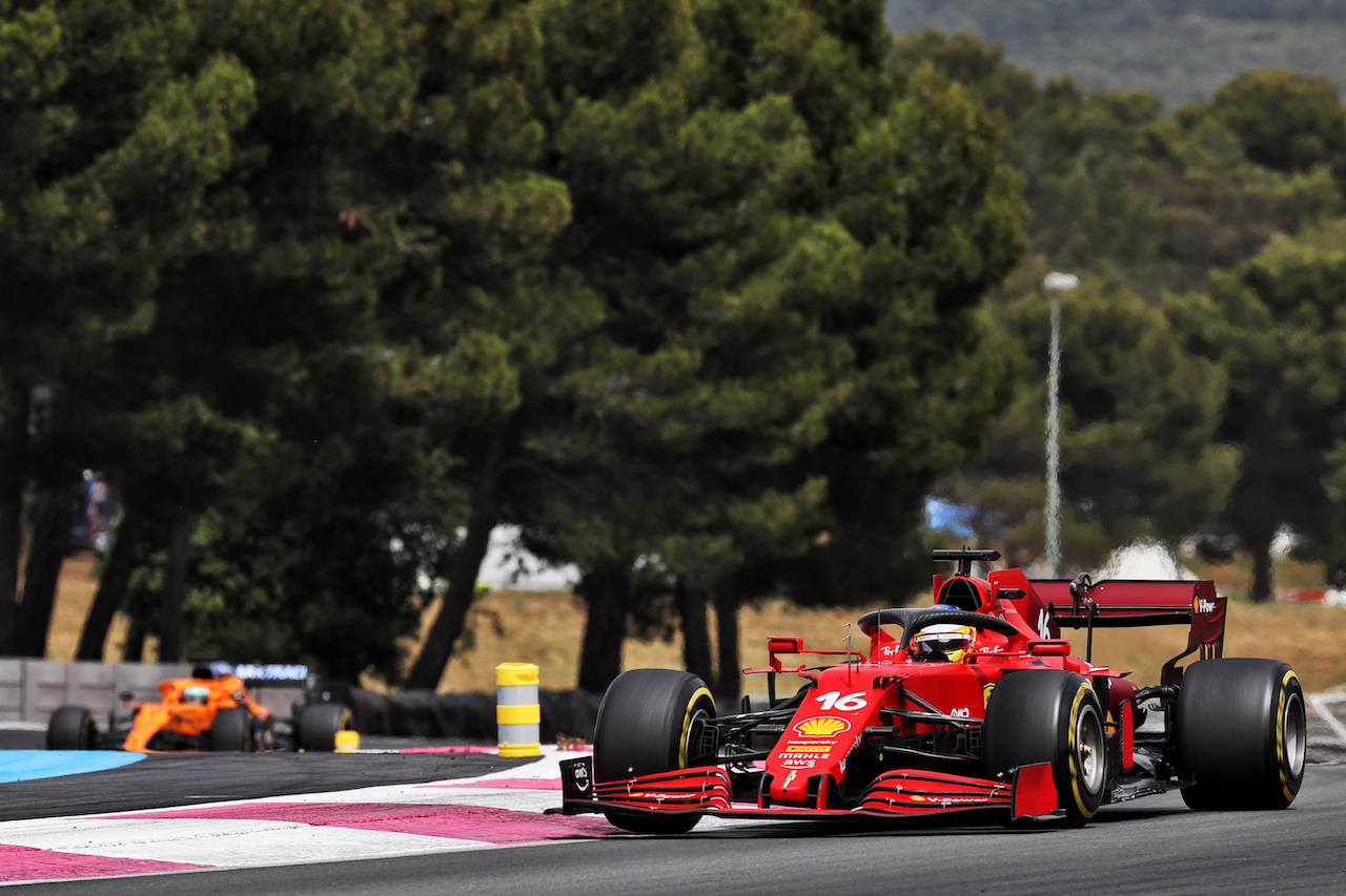 GP FRANCIA, Charles Leclerc (MON) Ferrari SF-21.
20.06.2021. Formula 1 World Championship, Rd 7, French Grand Prix, Paul Ricard, France, Gara Day.
- www.xpbimages.com, EMail: requests@xpbimages.com © Copyright: Batchelor / XPB Images