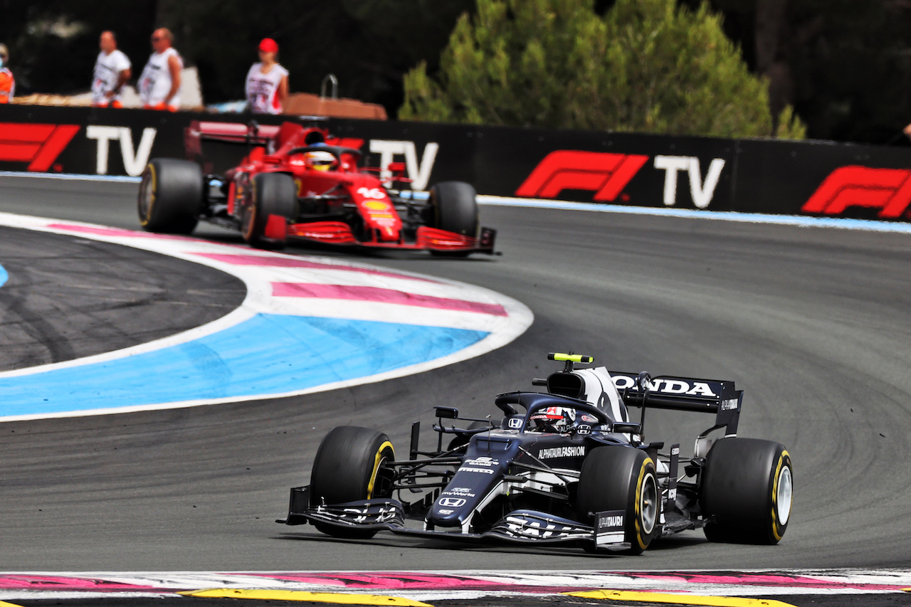 GP FRANCIA, Pierre Gasly (FRA) AlphaTauri AT02.
20.06.2021. Formula 1 World Championship, Rd 7, French Grand Prix, Paul Ricard, France, Gara Day.
- www.xpbimages.com, EMail: requests@xpbimages.com © Copyright: Batchelor / XPB Images