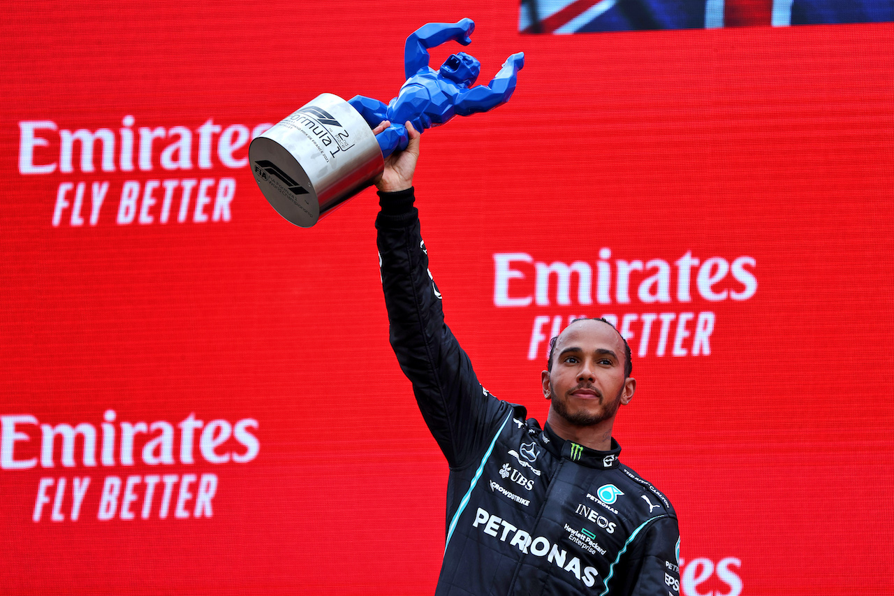 GP FRANCIA, Lewis Hamilton (GBR) Mercedes AMG F1 celebrates his second position on the podium.
20.06.2021. Formula 1 World Championship, Rd 7, French Grand Prix, Paul Ricard, France, Gara Day.
- www.xpbimages.com, EMail: requests@xpbimages.com © Copyright: Moy / XPB Images