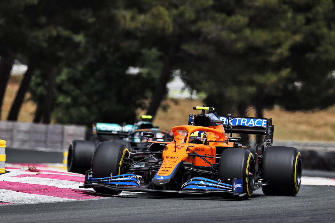 GP FRANCIA, Lando Norris (GBR) McLaren MCL35M.
20.06.2021. Formula 1 World Championship, Rd 7, French Grand Prix, Paul Ricard, France, Gara Day.
- www.xpbimages.com, EMail: requests@xpbimages.com © Copyright: Batchelor / XPB Images