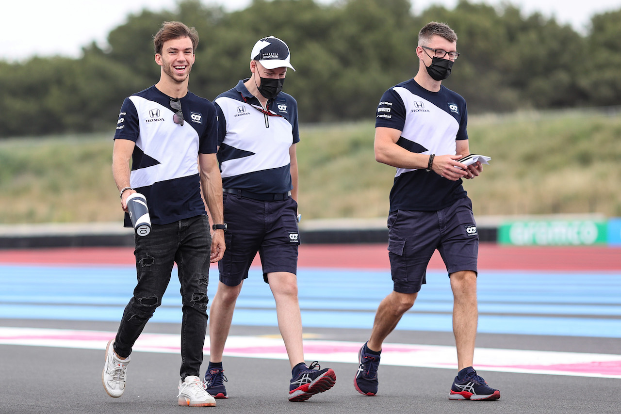 GP FRANCIA, Pierre Gasly (FRA), AlphaTauri F1 
17.06.2021. Formula 1 World Championship, Rd 7, French Grand Prix, Paul Ricard, France, Preparation Day.
- www.xpbimages.com, EMail: requests@xpbimages.com ¬© Copyright: Charniaux / XPB Images