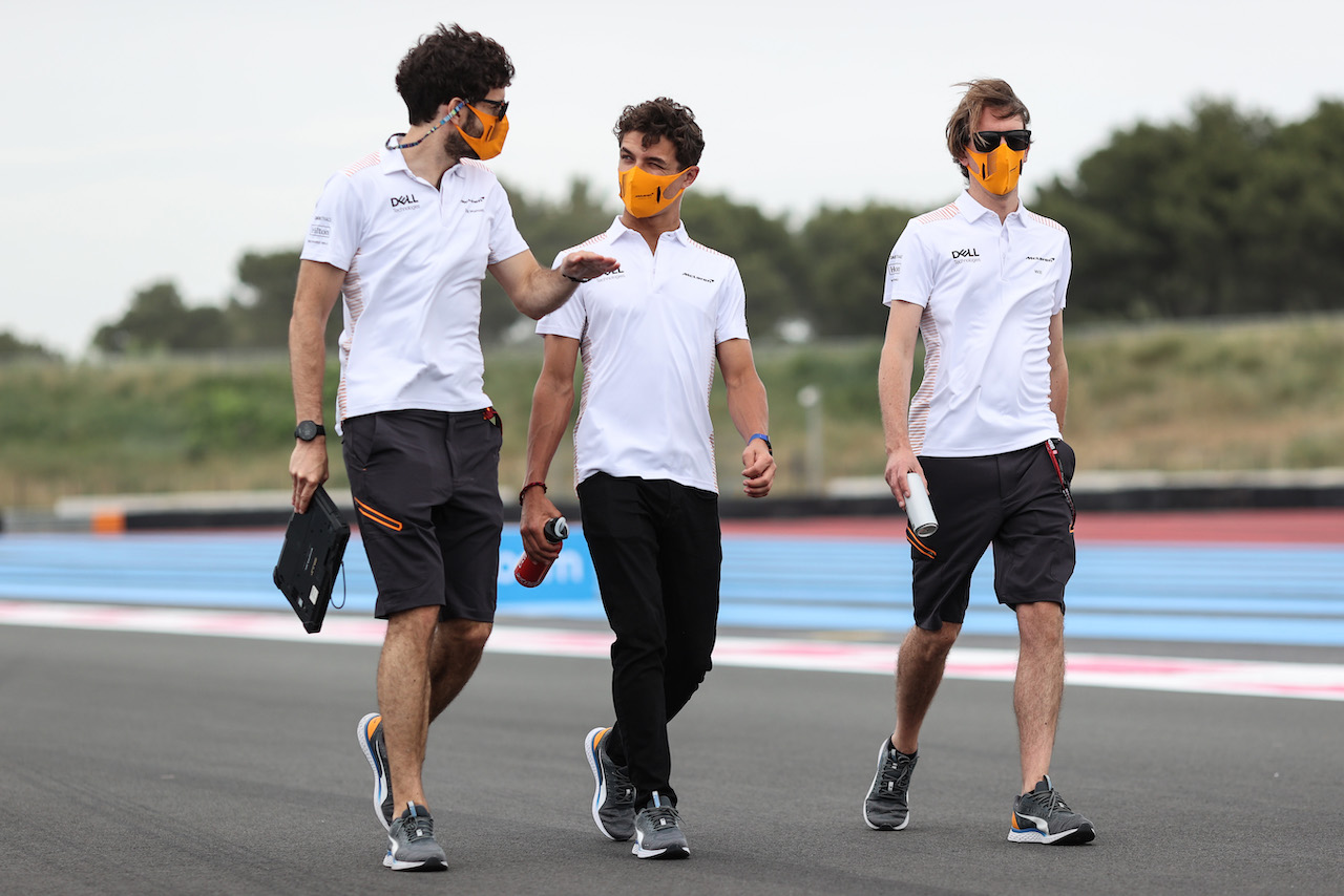 GP FRANCIA, Lando Norris (GBR), McLaren F1 Team 
17.06.2021. Formula 1 World Championship, Rd 7, French Grand Prix, Paul Ricard, France, Preparation Day.
- www.xpbimages.com, EMail: requests@xpbimages.com ¬© Copyright: Charniaux / XPB Images