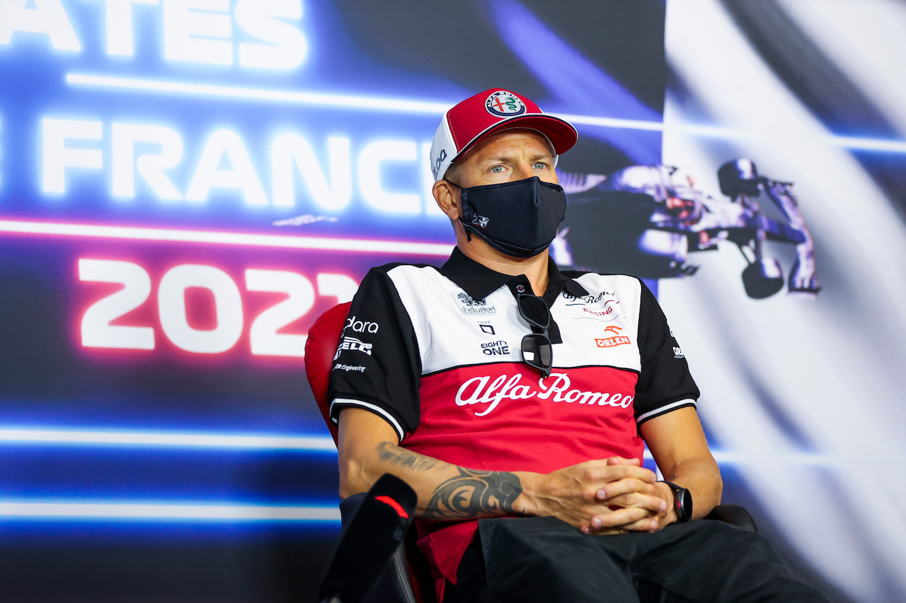 GP FRANCIA, Kimi Raikkonen (FIN) Alfa Romeo Racing in the FIA Press Conference.
17.06.2021. Formula 1 World Championship, Rd 7, French Grand Prix, Paul Ricard, France, Preparation Day.
- www.xpbimages.com, EMail: requests@xpbimages.com © Copyright: FIA Pool Image for Editorial Use Only