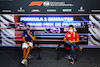 GP FRANCIA, (L to R): George Russell (GBR) Williams Racing with Charles Leclerc (MON) Ferrari in the? FIA Press Conference.
17.06.2021. Formula 1 World Championship, Rd 7, French Grand Prix, Paul Ricard, France, Preparation Day.
- www.xpbimages.com, EMail: requests@xpbimages.com © Copyright: FIA Pool Image for Editorial Use Only