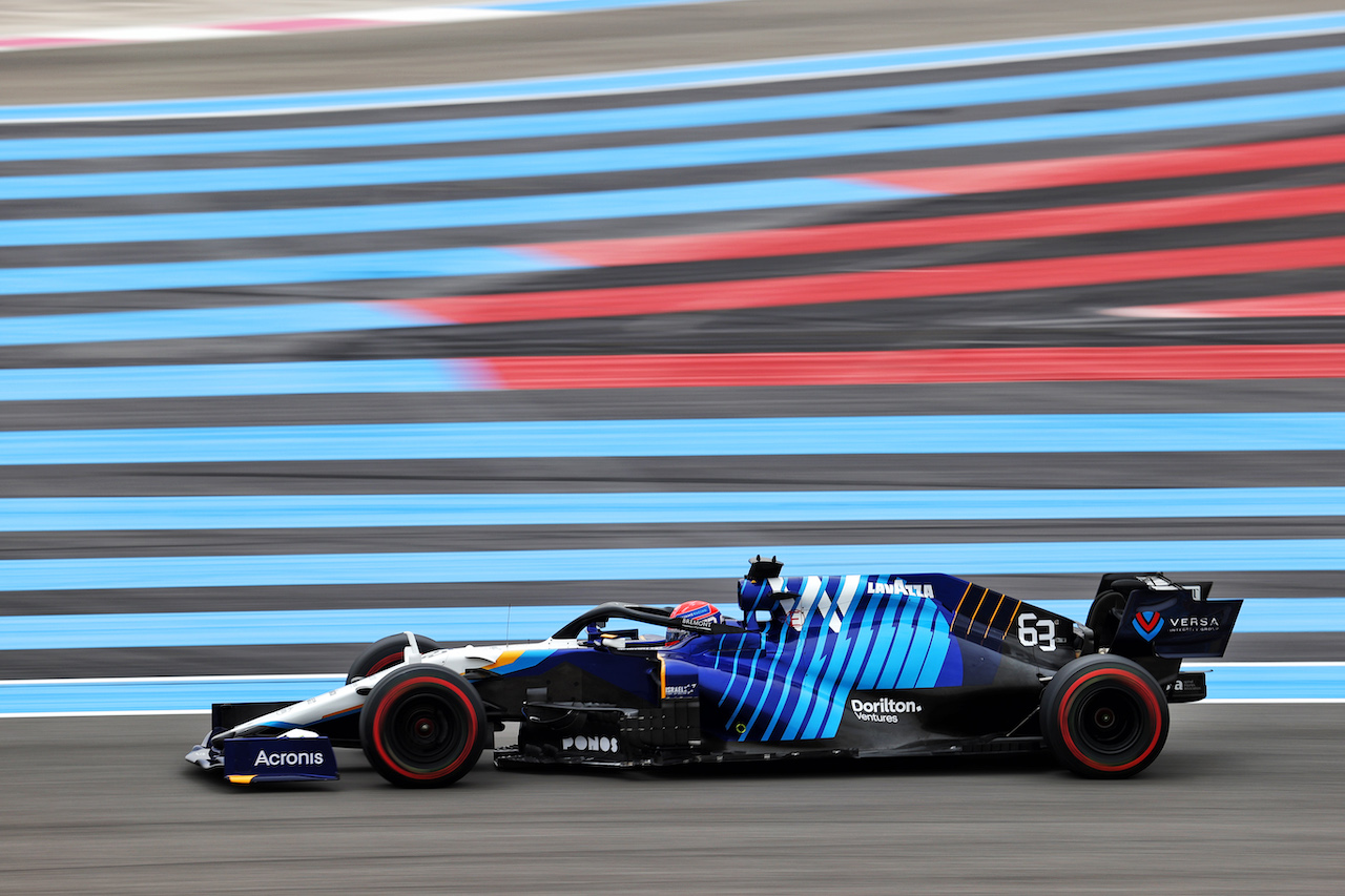 GP FRANCIA, George Russell (GBR) Williams Racing FW43B.
19.06.2021. Formula 1 World Championship, Rd 7, French Grand Prix, Paul Ricard, France, Qualifiche Day.
- www.xpbimages.com, EMail: requests@xpbimages.com © Copyright: Charniaux / XPB Images