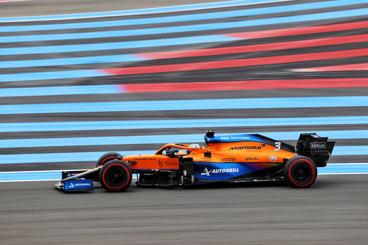 GP FRANCIA, Daniel Ricciardo (AUS) McLaren MCL35M.
19.06.2021. Formula 1 World Championship, Rd 7, French Grand Prix, Paul Ricard, France, Qualifiche Day.
- www.xpbimages.com, EMail: requests@xpbimages.com © Copyright: Charniaux / XPB Images