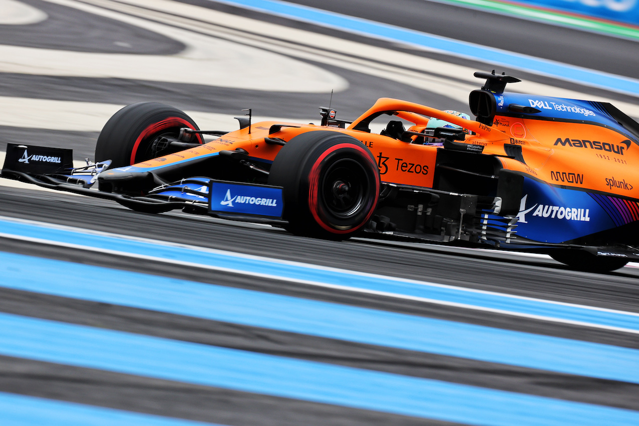 GP FRANCIA, Daniel Ricciardo (AUS) McLaren MCL35M.
19.06.2021. Formula 1 World Championship, Rd 7, French Grand Prix, Paul Ricard, France, Qualifiche Day.
- www.xpbimages.com, EMail: requests@xpbimages.com © Copyright: Batchelor / XPB Images