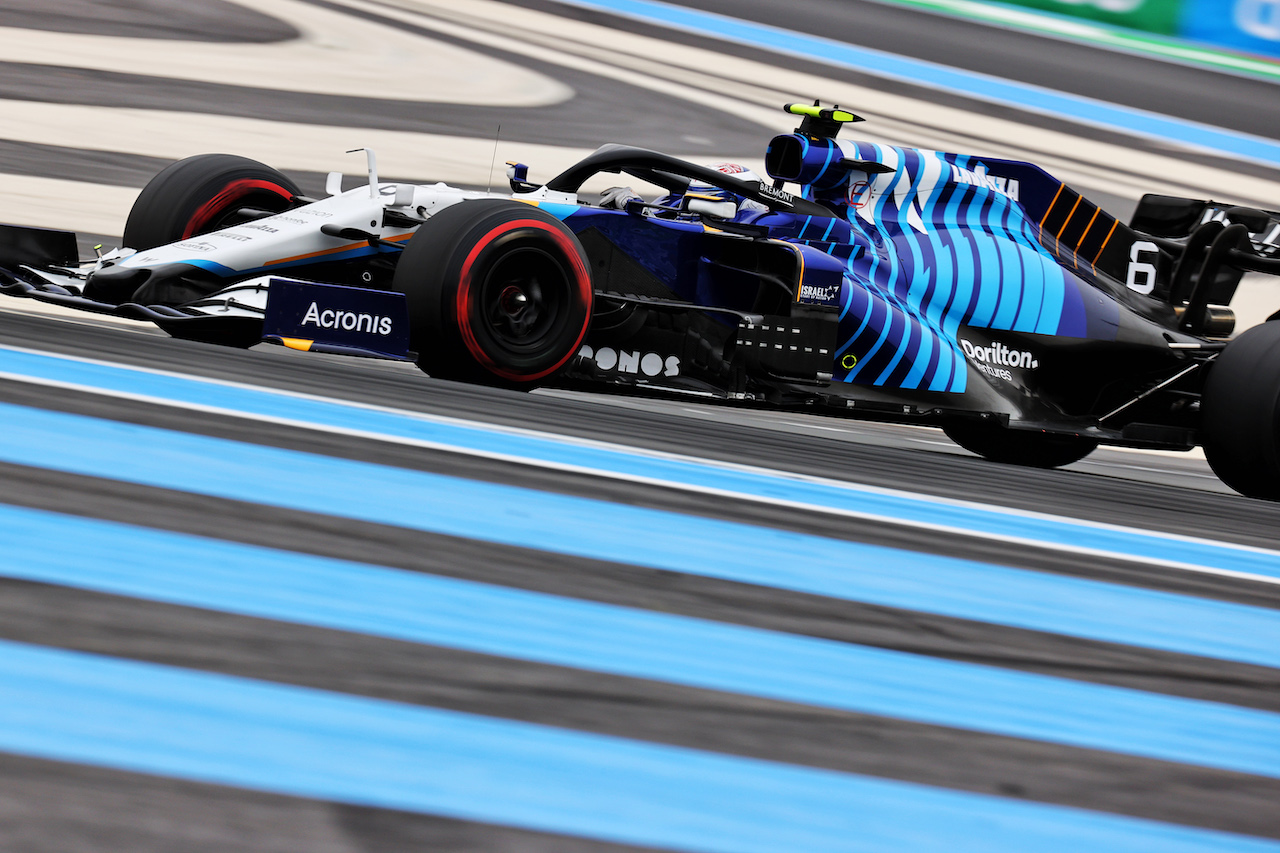 GP FRANCIA, Nicholas Latifi (CDN) Williams Racing FW43B.
19.06.2021. Formula 1 World Championship, Rd 7, French Grand Prix, Paul Ricard, France, Qualifiche Day.
- www.xpbimages.com, EMail: requests@xpbimages.com © Copyright: Batchelor / XPB Images