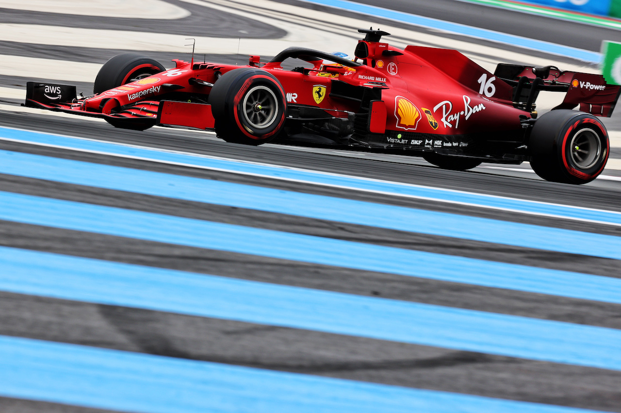 GP FRANCIA, Charles Leclerc (MON) Ferrari SF-21.
19.06.2021. Formula 1 World Championship, Rd 7, French Grand Prix, Paul Ricard, France, Qualifiche Day.
- www.xpbimages.com, EMail: requests@xpbimages.com © Copyright: Batchelor / XPB Images