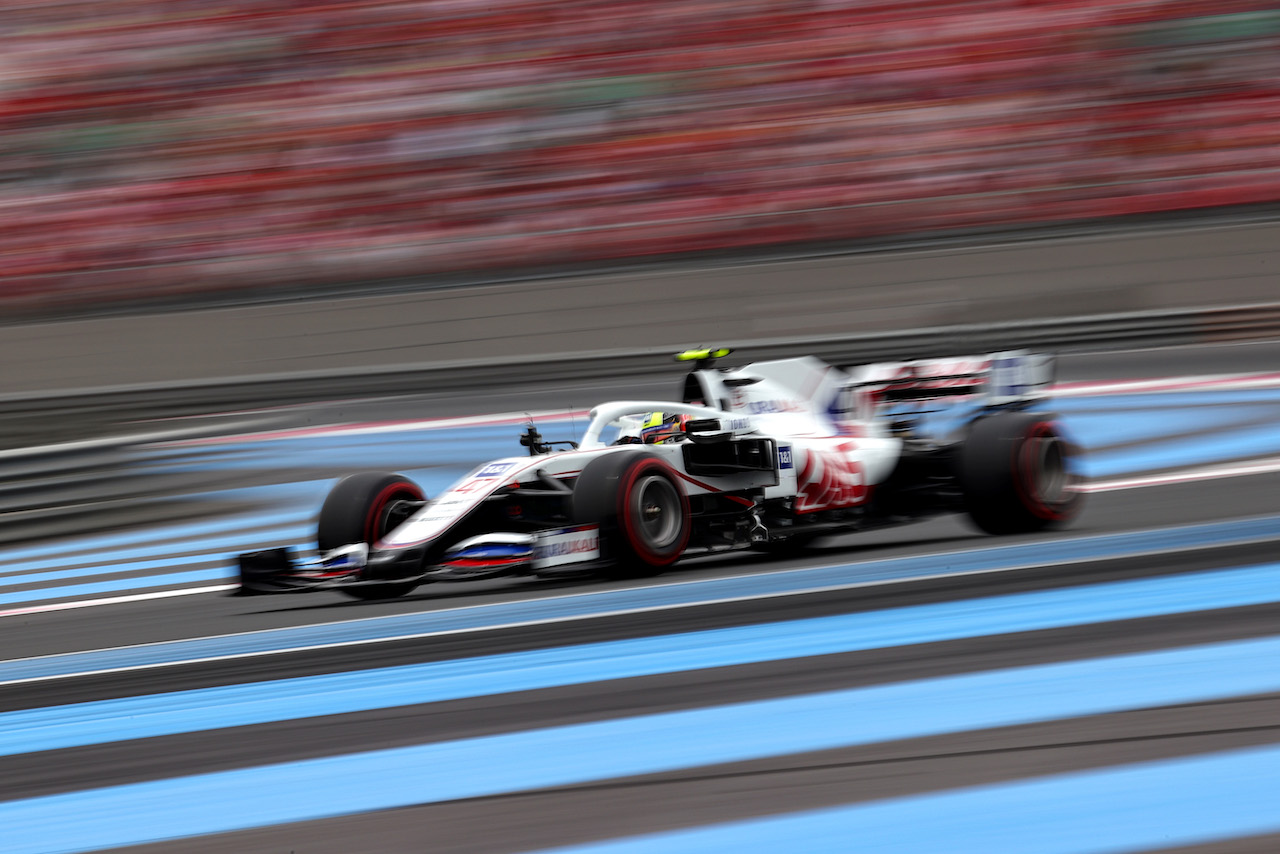 GP FRANCIA, Mick Schumacher (GER), Haas F1 Team 
19.06.2021. Formula 1 World Championship, Rd 7, French Grand Prix, Paul Ricard, France, Qualifiche Day.
- www.xpbimages.com, EMail: requests@xpbimages.com ¬© Copyright: Charniaux / XPB Images