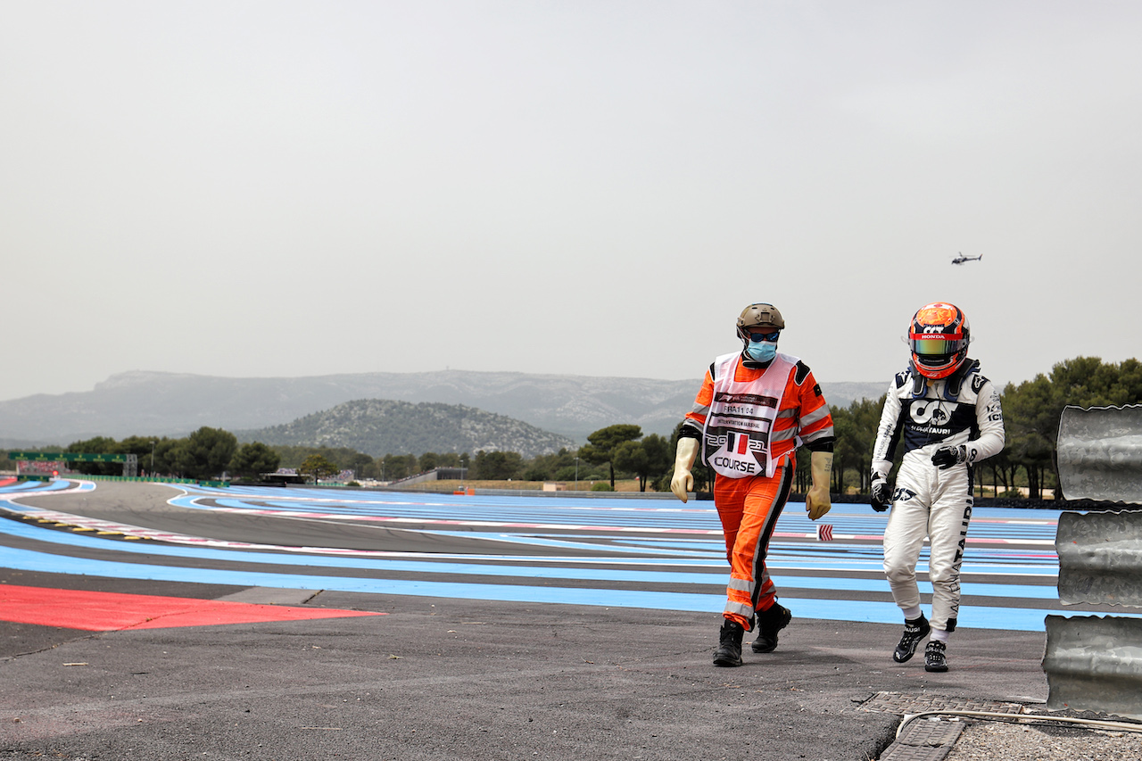 GP FRANCIA, Yuki Tsunoda (JPN) AlphaTauri crashed out of qualifying.
19.06.2021. Formula 1 World Championship, Rd 7, French Grand Prix, Paul Ricard, France, Qualifiche Day.
- www.xpbimages.com, EMail: requests@xpbimages.com © Copyright: Charniaux / XPB Images