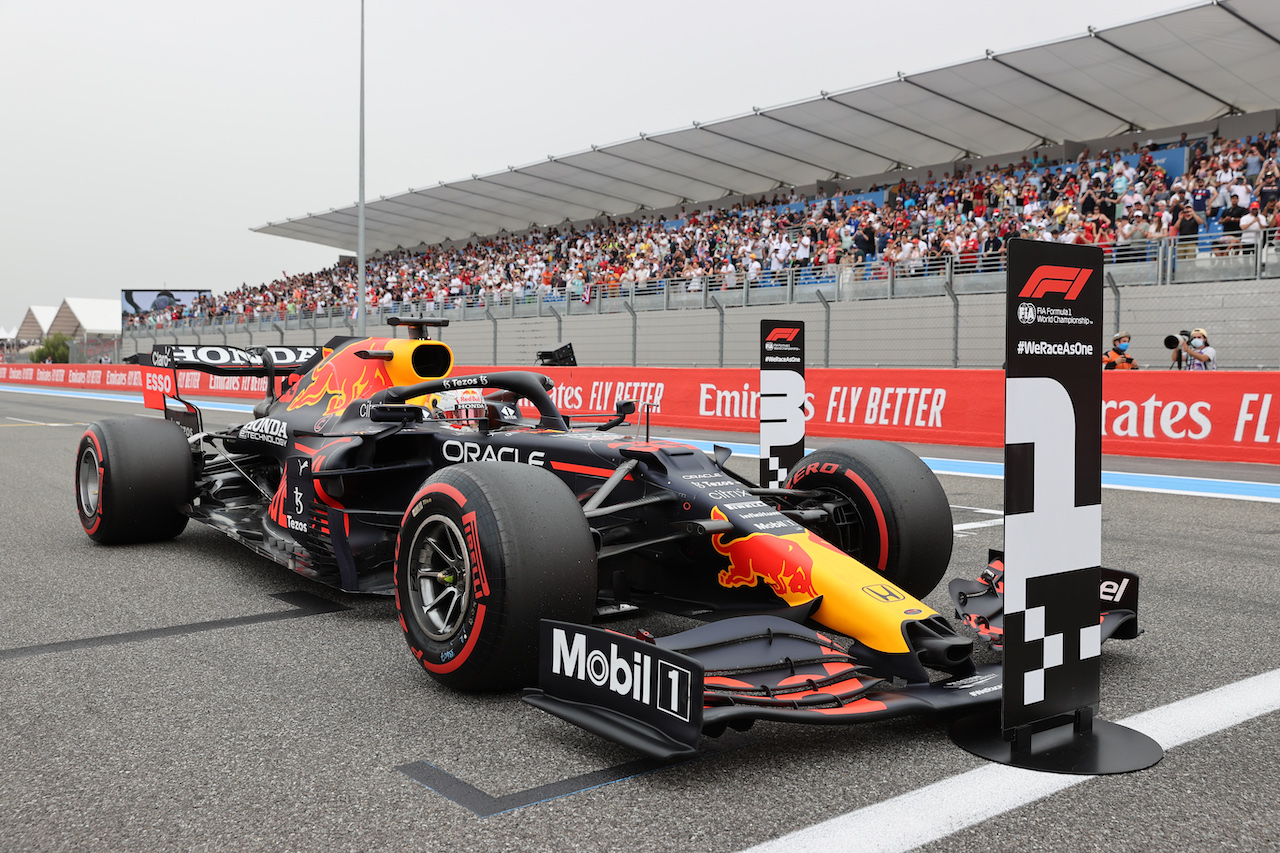 GP FRANCIA, Pole for Max Verstappen (NLD) Red Bull Racing.
19.06.2021. Formula 1 World Championship, Rd 7, French Grand Prix, Paul Ricard, France, Qualifiche Day.
- www.xpbimages.com, EMail: requests@xpbimages.com © Copyright: Batchelor / XPB Images