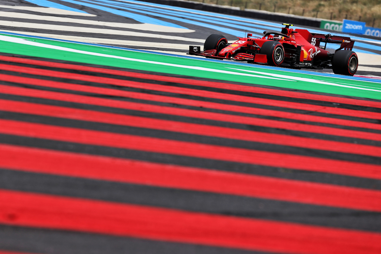 GP FRANCIA, Carlos Sainz Jr (ESP) Ferrari SF-21.
19.06.2021. Formula 1 World Championship, Rd 7, French Grand Prix, Paul Ricard, France, Qualifiche Day.
- www.xpbimages.com, EMail: requests@xpbimages.com © Copyright: Batchelor / XPB Images