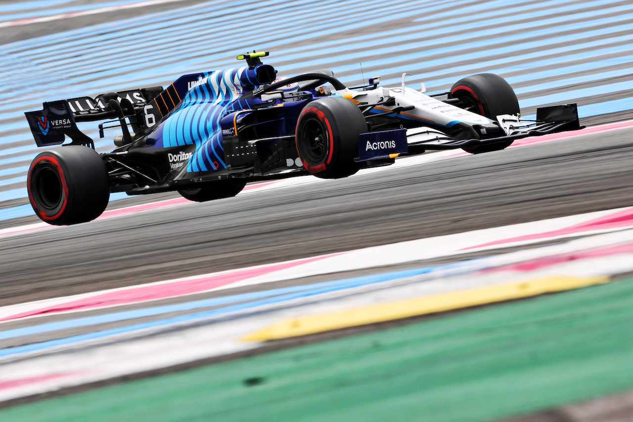 GP FRANCIA, Nicholas Latifi (CDN) Williams Racing FW43B.
19.06.2021. Formula 1 World Championship, Rd 7, French Grand Prix, Paul Ricard, France, Qualifiche Day.
- www.xpbimages.com, EMail: requests@xpbimages.com © Copyright: Charniaux / XPB Images