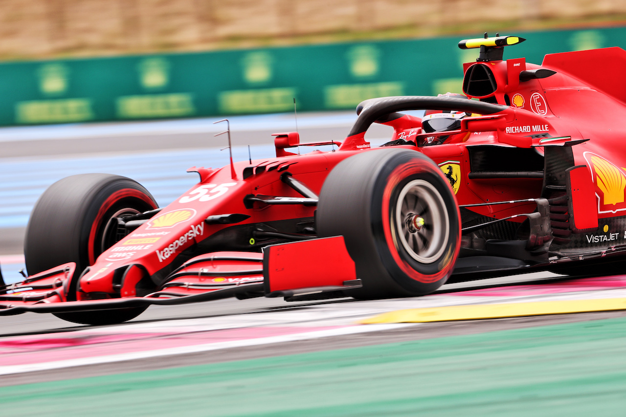 GP FRANCIA, Carlos Sainz Jr (ESP) Ferrari SF-21.
19.06.2021. Formula 1 World Championship, Rd 7, French Grand Prix, Paul Ricard, France, Qualifiche Day.
- www.xpbimages.com, EMail: requests@xpbimages.com © Copyright: Charniaux / XPB Images